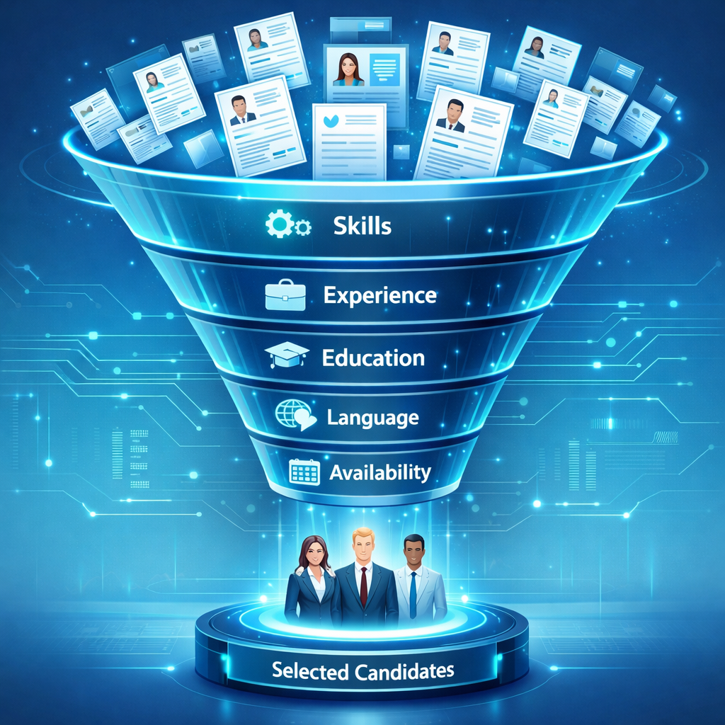 Filtrado automático de CV y preselección de candidatos